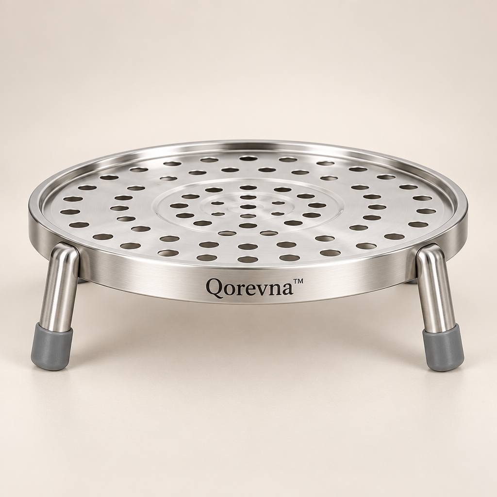 Qorevna™ Stainless Steel Insulated Pot Steaming Rack image 01